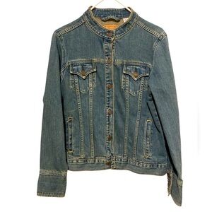 Levi’s Strauss  Signature Blue Denim Jean Jacket Juniors Large 11/13